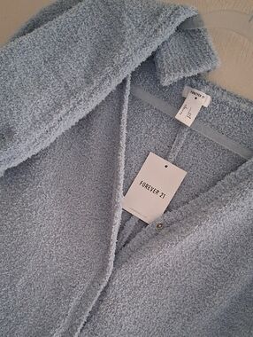 Forever 21 Light Blue Cozy Bouclé
